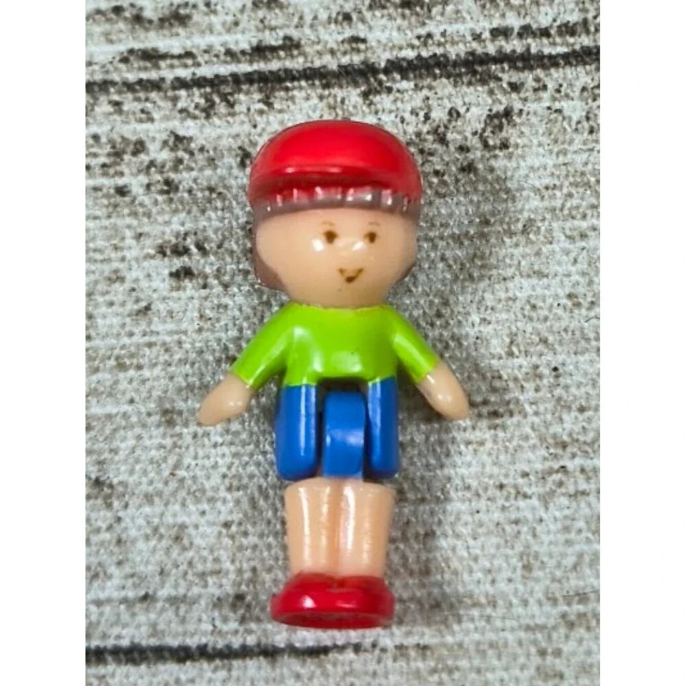 POLLY POCKET 1990 Midge's Flower Shop Titch Doll Bluebird Vintage